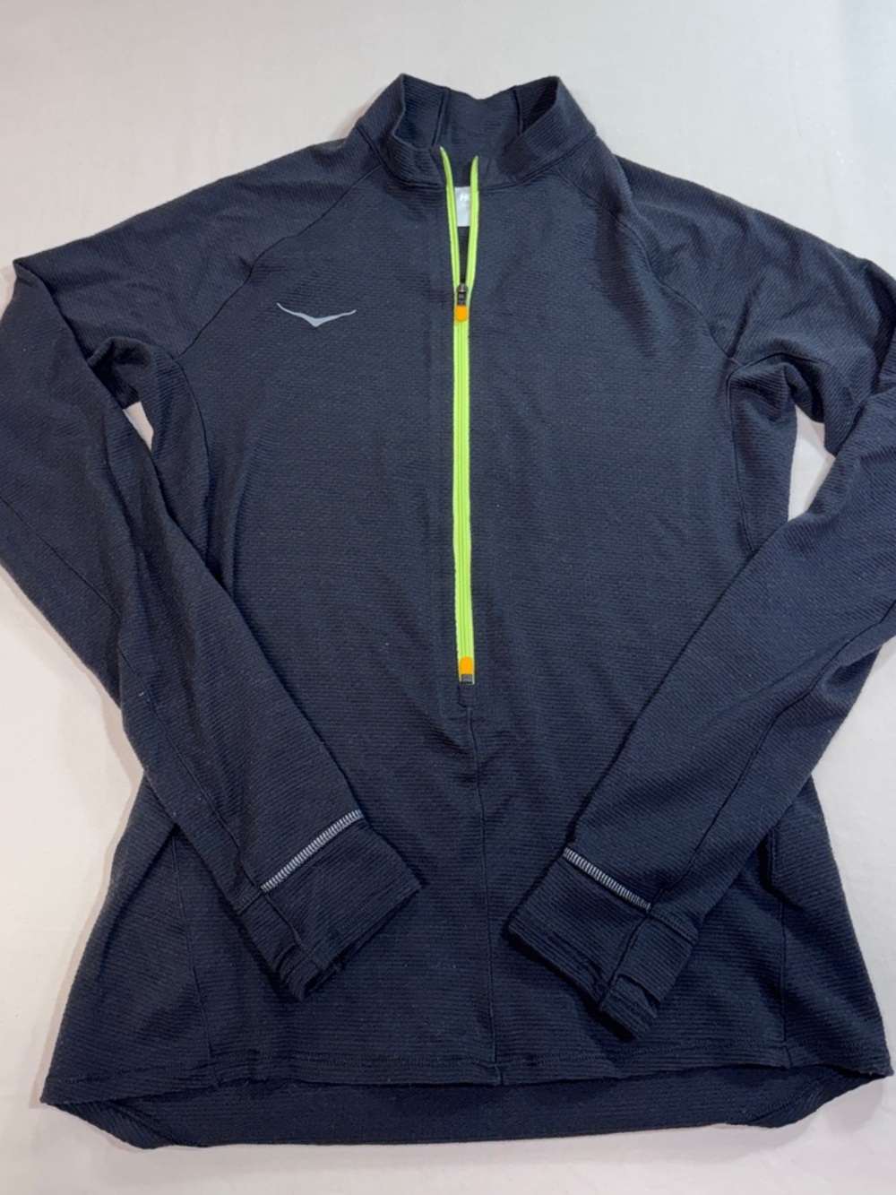 Hoka Base Zip Wool Half Zip Running Top Womens Sz. S